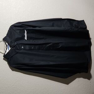 Port Authority Mens Shirt Size L Longsleeve Manitex Black Button